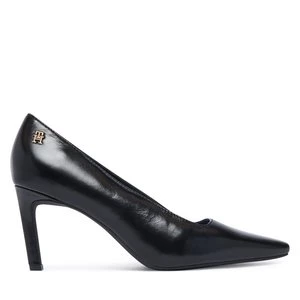 Obrázek produktu Lodičky Tommy Hilfiger Squared Toe High Heel Lth Pump FW0FW09510 Černá