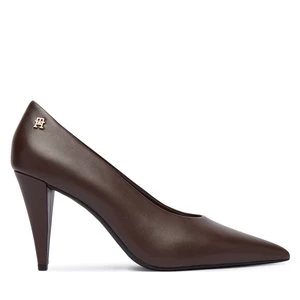 Obrázek produktu Lodičky Tommy Hilfiger Th Smooth Leather Pump FW0FW08960 Hnědá