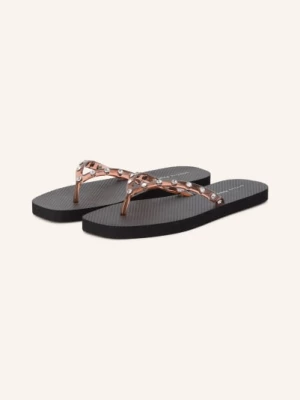 Obrázek produktu Loeffler Randall Prstové Sandály Taryn S Ozdobnými Kamínky hnědá