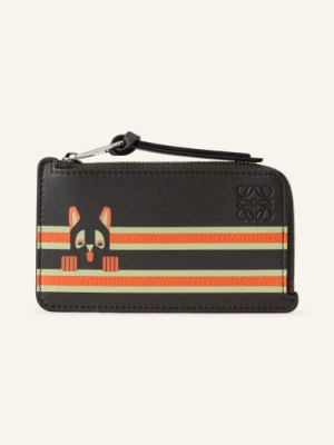 Obrázek produktu Loewe Pouzdro Na Karty Futuristic Cat tmavě hnědá / oranžová / světle zelená
