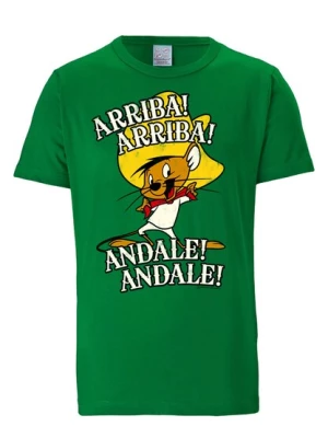 Obrázek produktu LOGOSHIRT Tričko 'Looney Tunes Arriba! Andale!'  světle hnědá / žlutá / zelená / bílá