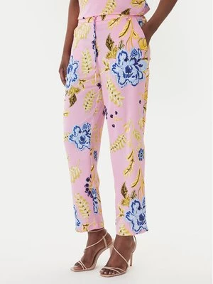 Obrázek produktu LOLA CASADEMUNT Kalhoty z materiálu LS2614023 Růžová Slim Fit