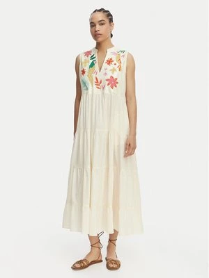 Obrázek produktu LOLA CASADEMUNT Letní šaty LS2616006 Krémová Relaxed Fit