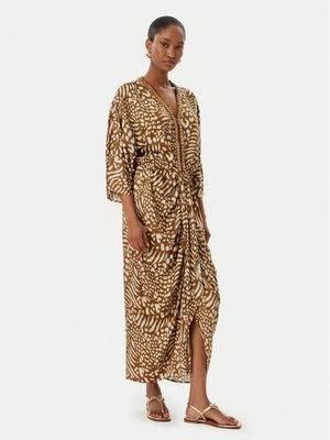 Obrázek produktu LOLA CASADEMUNT Letní šaty LS2616031 Hnědá Relaxed Fit