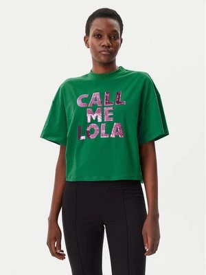 Obrázek produktu LOLA CASADEMUNT T-Shirt LS2515054 Zelená Relaxed Fit