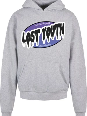 Obrázek produktu Lost Youth Mikina 'Invest'  světle šedá / tmavě fialová / černá / bílá