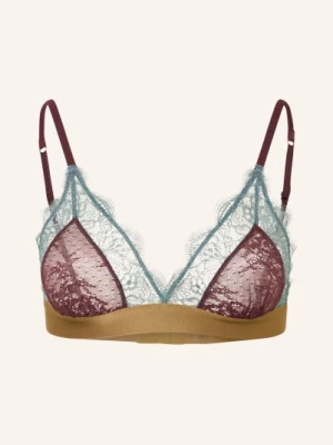 Obrázek produktu Love Stories Trojúhelníková Podprsenka Love Lace tmavě červená / černošedá / olivová