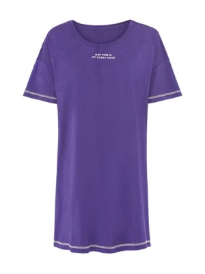 Obrázek produktu LSCN by LASCANA Noční košilka  fialkově modrá / bílá