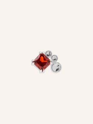 Obrázek produktu Lulu Copenhagen Náušnice Gala Red Bling Right červená / stříbrná