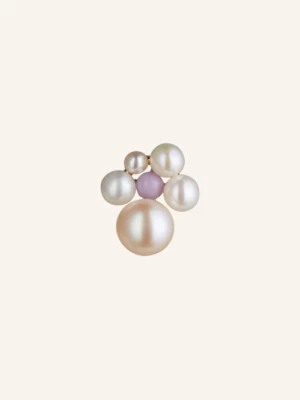 Obrázek produktu Lulu Copenhagen Puzetové Náušnice Bouquet Pearls bílá / světle fialová / zlatá