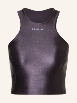 Obrázek produktu Lululemon Běžecký Top Satin Shine tmavě fialová