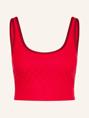 Obrázek produktu Lululemon Cropped Top Textured Mesh červená / tmavě červená