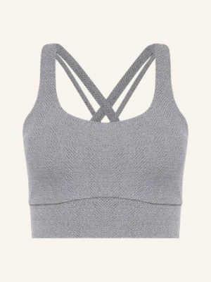 Obrázek produktu Lululemon Sportovní Podprsenka Energy Longline šedá / bílá