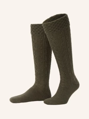 Obrázek produktu Lusana Knižné Ponožky Z Merino Vlny tmavě zelená