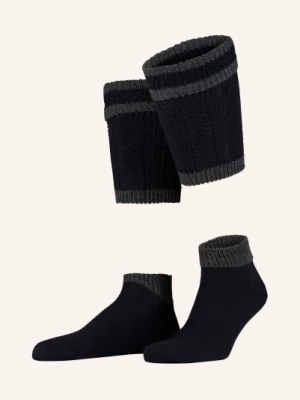 Obrázek produktu Lusana Ponožkové Návleky Loferl Z Merino Vlny 0652 marine/dkl grau