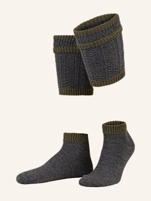Obrázek produktu Lusana Ponožkové Návleky Loferl Z Merino Vlny 5230 grau/jägeroliv