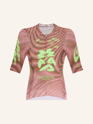 Obrázek produktu Maap Cyklistický Dres Spectrum Pro Air Jersey 3.0 starorůžová / tmavě hnědá / neonově zelená