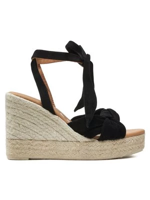 Obrázek produktu Manebi Espadrilky Hamptons Wedge Espadrilles With Knot K 1.0 WS Černá