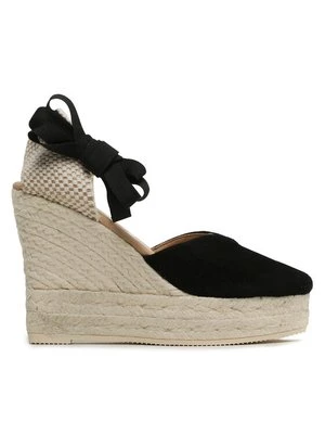 Obrázek produktu Manebi Espadrilky Heart-Shaped Wedge Espadrilles K 1.0 WH Černá