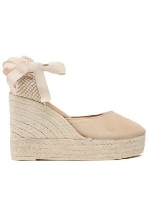 Obrázek produktu Manebi Espadrilky Soft Suede Wedge Espadrilles M 1.1 WV Béžová