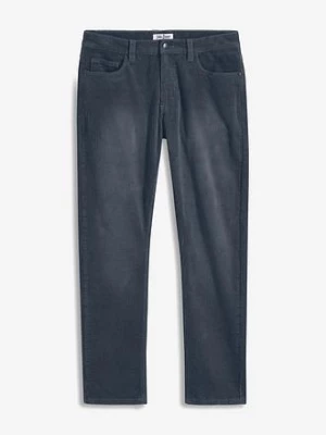 Obrázek produktu Manšestrové strečové kalhoty Regular Fit Straight, sepraný vzhled BonPrix