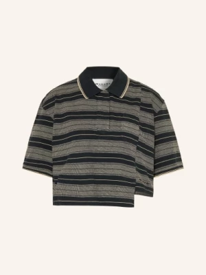 Obrázek produktu Marant Étoile Jerseyové Polo Tričko Isalyne černá / béžová