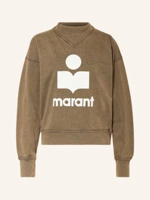 Obrázek produktu Marant Étoile Mikina Moby-Ga hnědá / bílá
