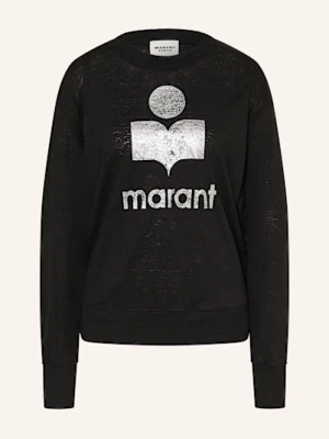 Obrázek produktu Marant Étoile Tričko S Dlouhým Rukávem Klowia Ze Lnu černá / stříbrná