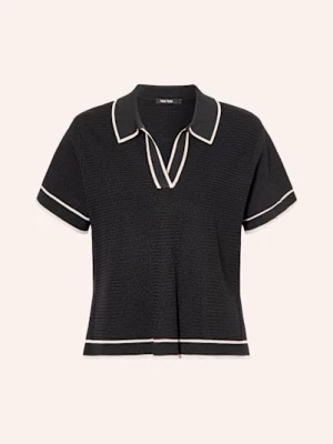 Obrázek produktu Marc Aurel Pletené Polo Tričko černá / bílá