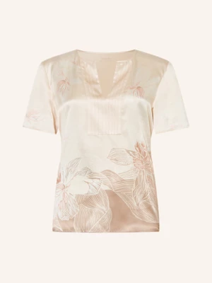 Obrázek produktu Marc Cain Halenka Ze Směsi Materiálů S Hedvábím 619 warm taupe new