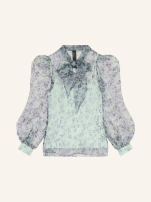 Obrázek produktu Marc Cain Hodvábná Blůza S Mašlí 502 misty jade
