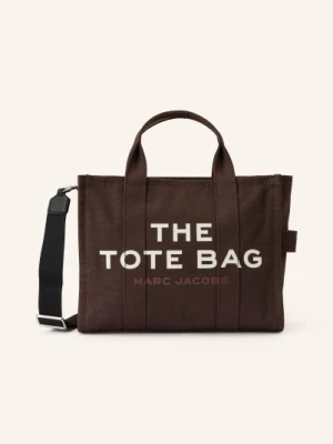 Obrázek produktu Marc Jacobs Kabelka The Medium Tote Bag tmavě hnědá / stříbrná / bílá