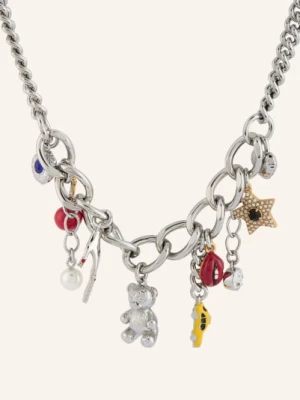 Obrázek produktu Marc Jacobs Náhrdelník Trinket Charm stříbrná / červená / tmavě žlutá
