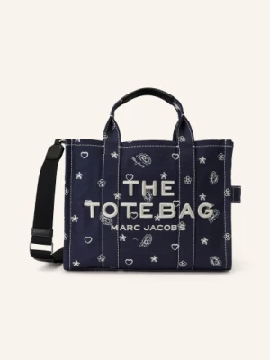 Obrázek produktu Marc Jacobs Nákupní Taška The Bandana Canvas Medium Tote Bag tmavě modrá / bílá