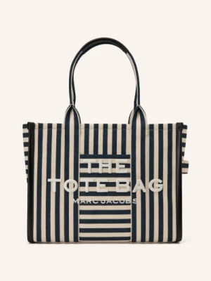 Obrázek produktu Marc Jacobs Nákupní Taška The Large Tote Striped Canvas tmavě modrá / krémová