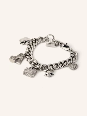 Obrázek produktu Marc Jacobs Náramek The Mini Icon Pave Charm stříbrná