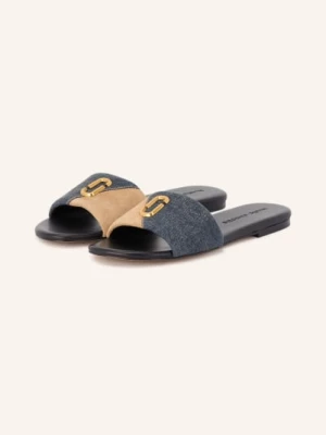 Obrázek produktu Marc Jacobs Pantofle The Snapshot tmavě modrá / zlatá / světle hnědá