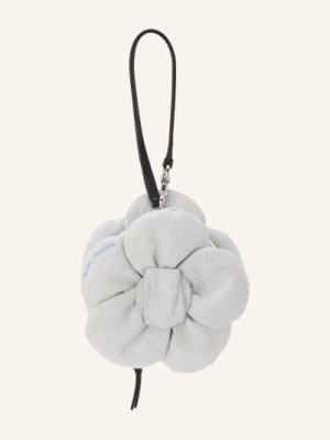 Obrázek produktu Marc Jacobs Přívěsek Na Tašku The Cookie Pouch Charm Denim Fringes Flowers bílá / světle šedá / černá