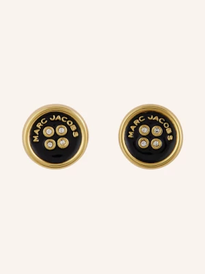 Obrázek produktu Marc Jacobs Puzetové Náušnice The Button Stud Earrings zlatá / černá