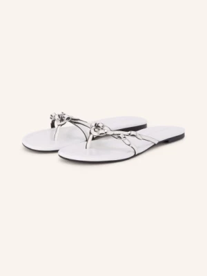 Obrázek produktu Marc Jacobs Sandály S Prstovými Přepážkami The Kiki bílá / stříbrná
