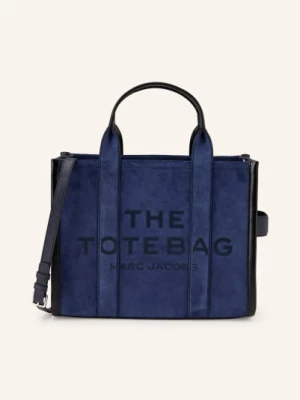 Obrázek produktu Marc Jacobs Shopper The Suede Medium Tote Bag tmavě modrá / stříbrná / černá