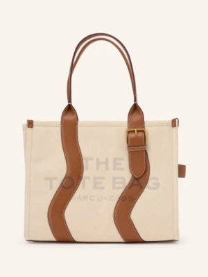 Obrázek produktu Marc Jacobs Shopper The Wavy Canvas Large Tote Bag béžová / zlatá / hnědá