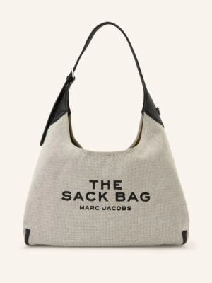 Obrázek produktu Marc Jacobs Taška Přes Rameno The Leather-Trim Canvas Belted Sack Bag béžová / stříbrná / černá