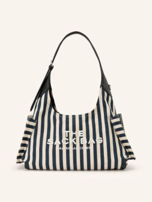 Obrázek produktu Marc Jacobs Taška Přes Rameno The Stripe Canvas Belted Sack Bag béžová / tmavě modrá / černá