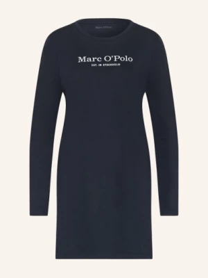 Obrázek produktu Marc O'polo Noční Košile tmavě modrá / bílá