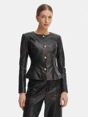 Obrázek produktu Marciano Guess Kožená bunda G6GL02 L0083 Černá Regular Fit