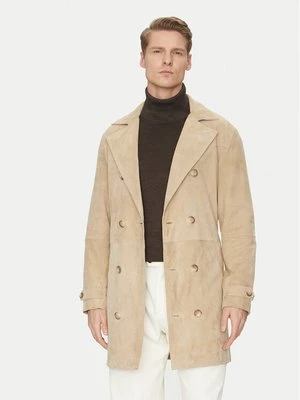 Obrázek produktu Marciano Guess Kožený plášť 5GHL00 2295Z Béžová Regular Fit