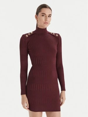 Obrázek produktu Marciano Guess Úpletové šaty 5BGK52 5881Z Bordó Slim Fit
