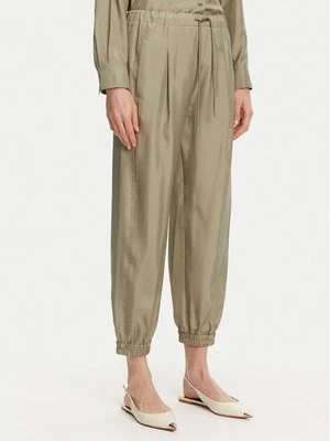 Obrázek produktu Marella Kalhoty z materiálu Abetaia 2513131095 Zelená Relaxed Fit