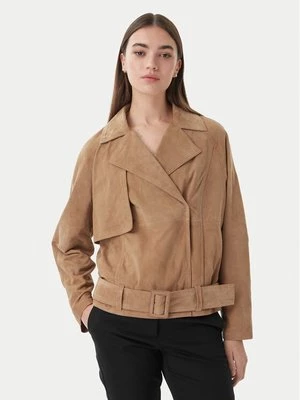 Obrázek produktu Marella Kožená bunda Epoca 2613441061 Béžová Regular Fit